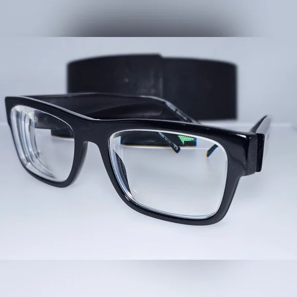 Prada Black Eyeglasses RX VPR 15Y 1AB 101 - Picture 7 of 11